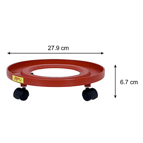 Round Gas Cylinder Trolley with Wheels