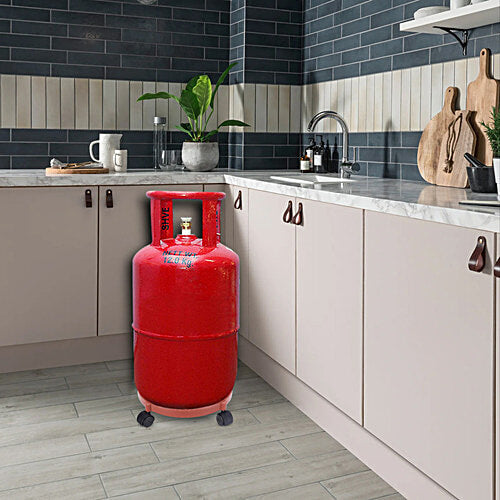 Round Gas Cylinder Trolley with Wheels