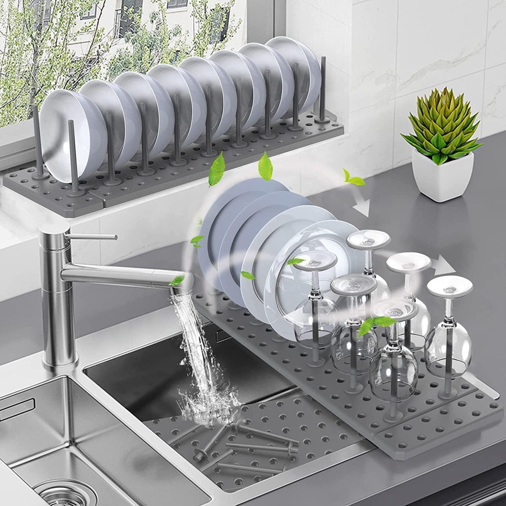 Dish Drying Rack and Drawer Organizer