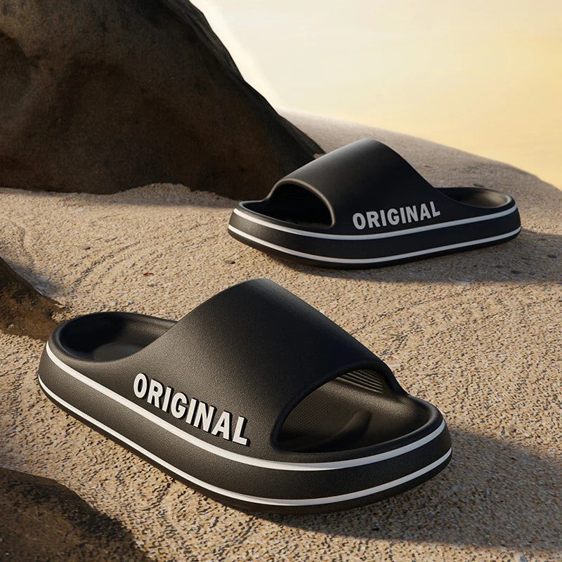 Thick Sole Anti-Slip Slides, Unisex