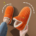 Fluffy plush indoor slippers