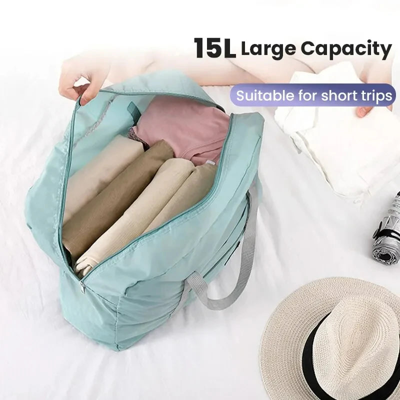 Foldable Carry-On Travel Duffel Bag