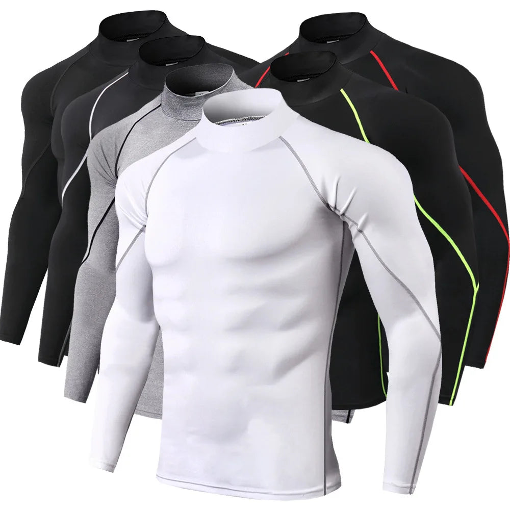 Long Sleeve Compression Training Top for Men