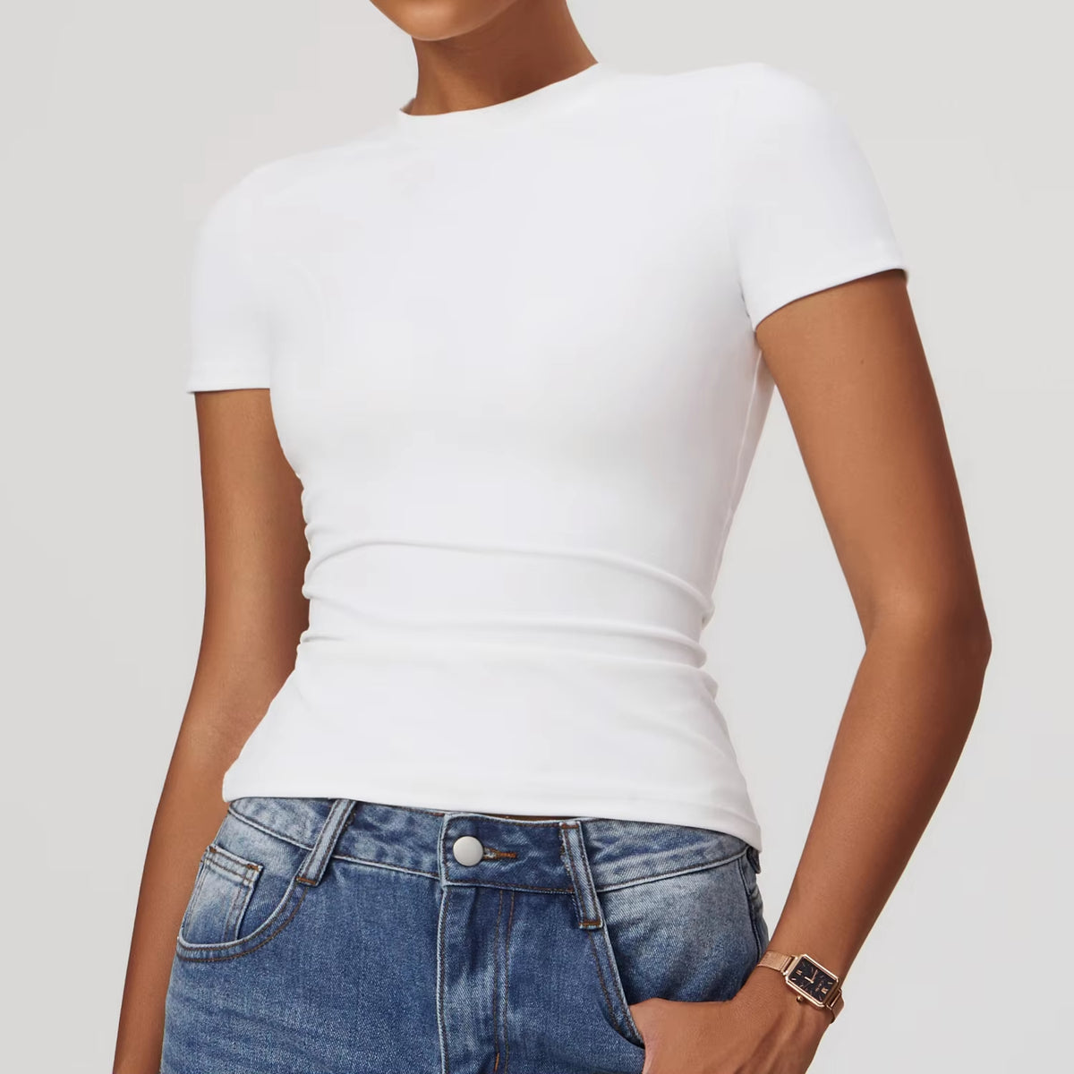Breathable Stretch Running Tee for Women