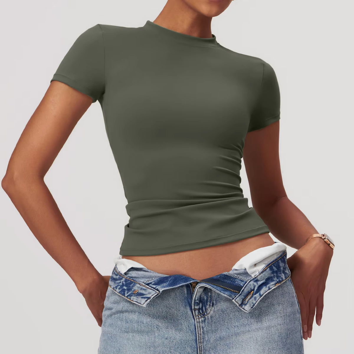 Breathable Stretch Running Tee for Women
