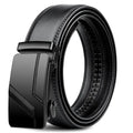 Men'S High-Quality Belt 110Cm 120Cm 130Cm Luxury Belt, Black Men'S Automatic Buckle Jeans Men'S Belt Suit Belt