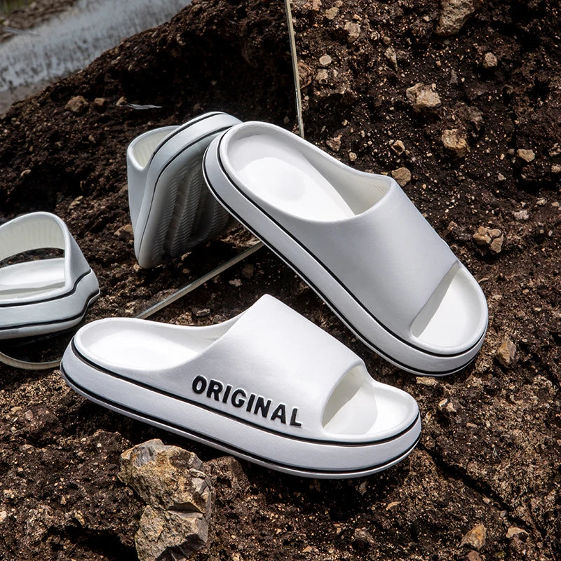 Thick Sole Anti-Slip Slides, Unisex