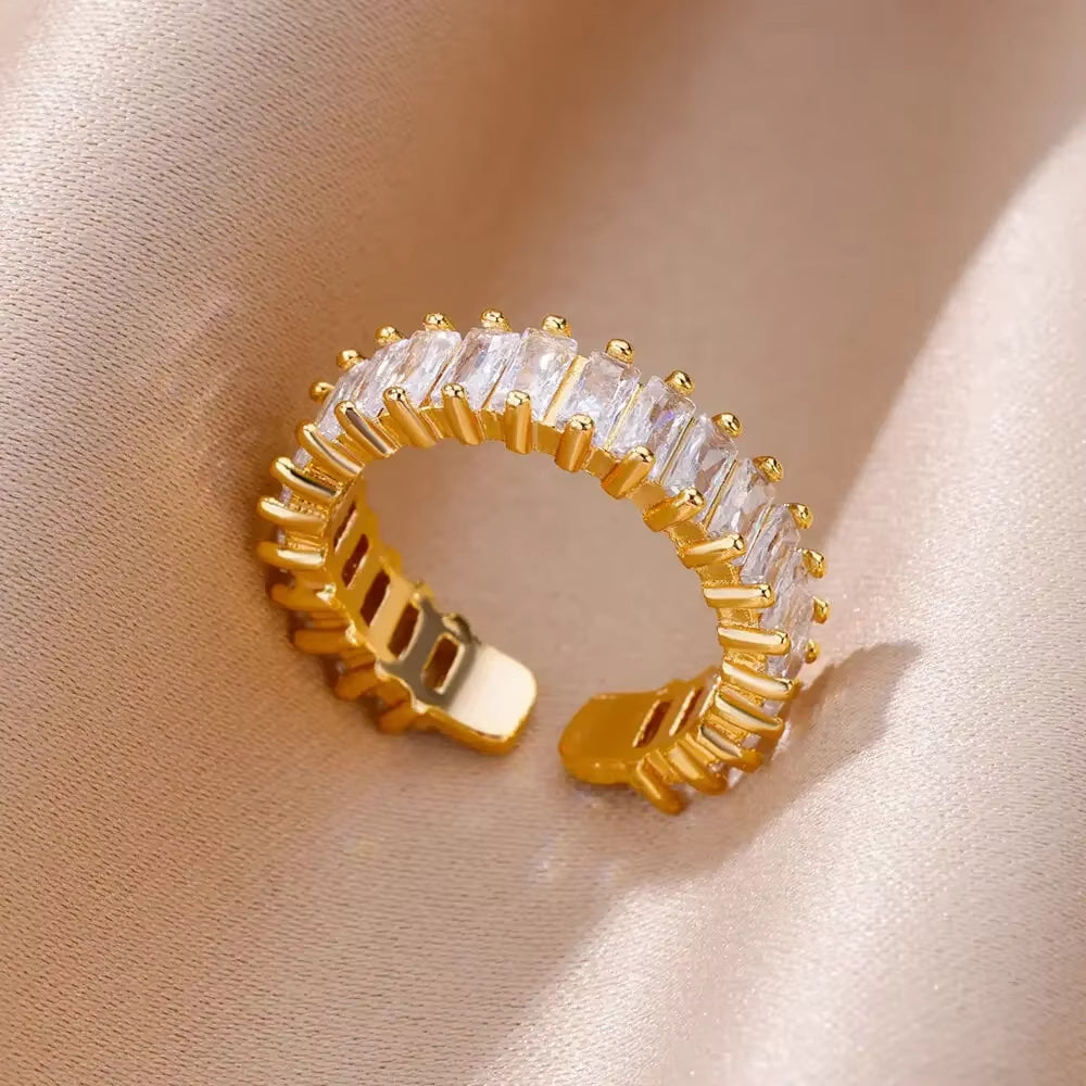 Gold-Tone Stainless Steel Rings for Women, Many Styles
