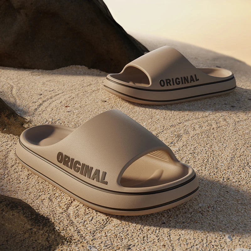 Thick Sole Anti-Slip Slides, Unisex