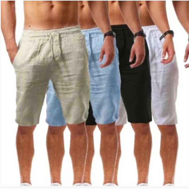 Cotton Linen Jogger Pants for Men