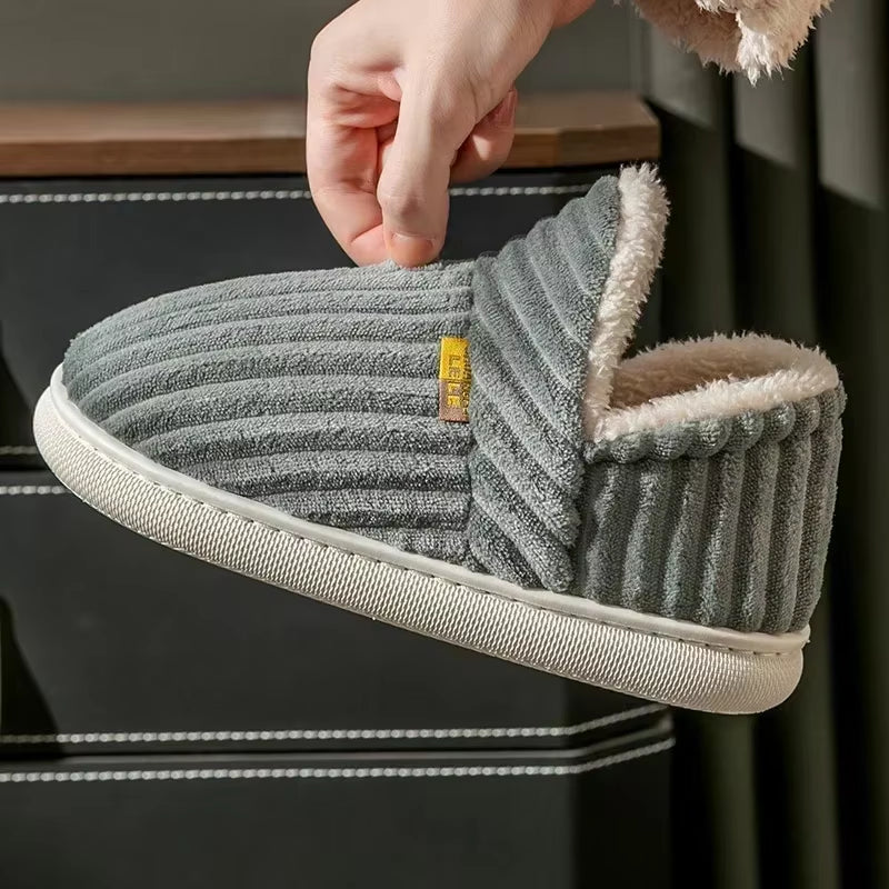 Fluffy Plush Indoor Slippers, Unisex
