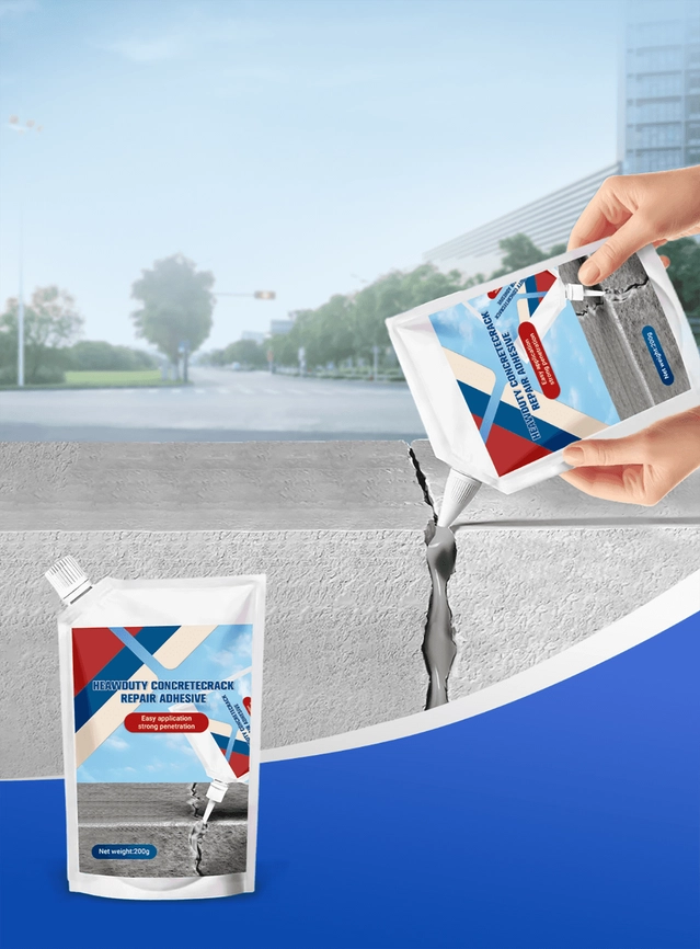 Waterproof Concrete Crack Repair Filler, Pack of 2