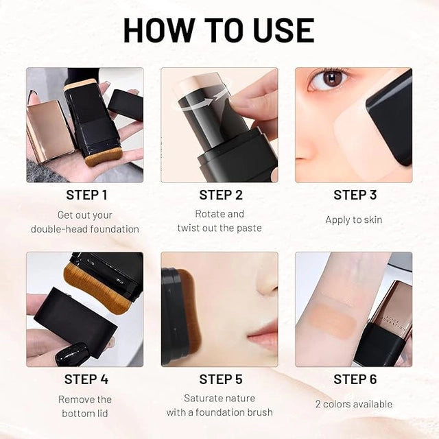 2-in-1 Dual-Ended Foundation Stick