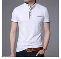 Men's Slim Fit Cotton T-Shirt, White