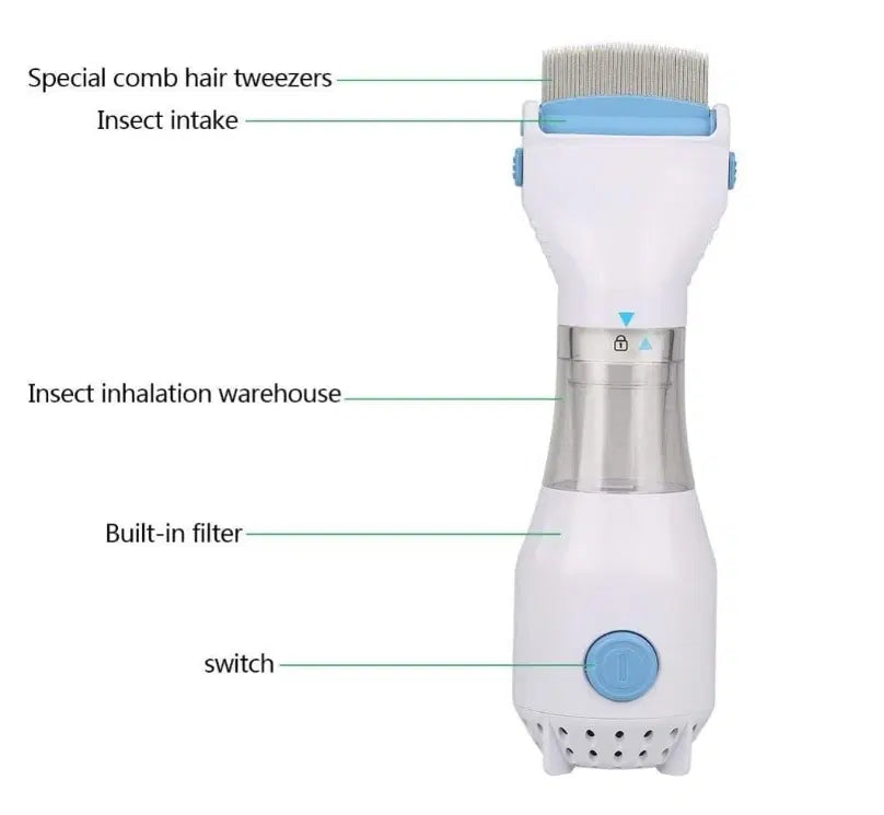 Electric Chemical-Free Lice Comb