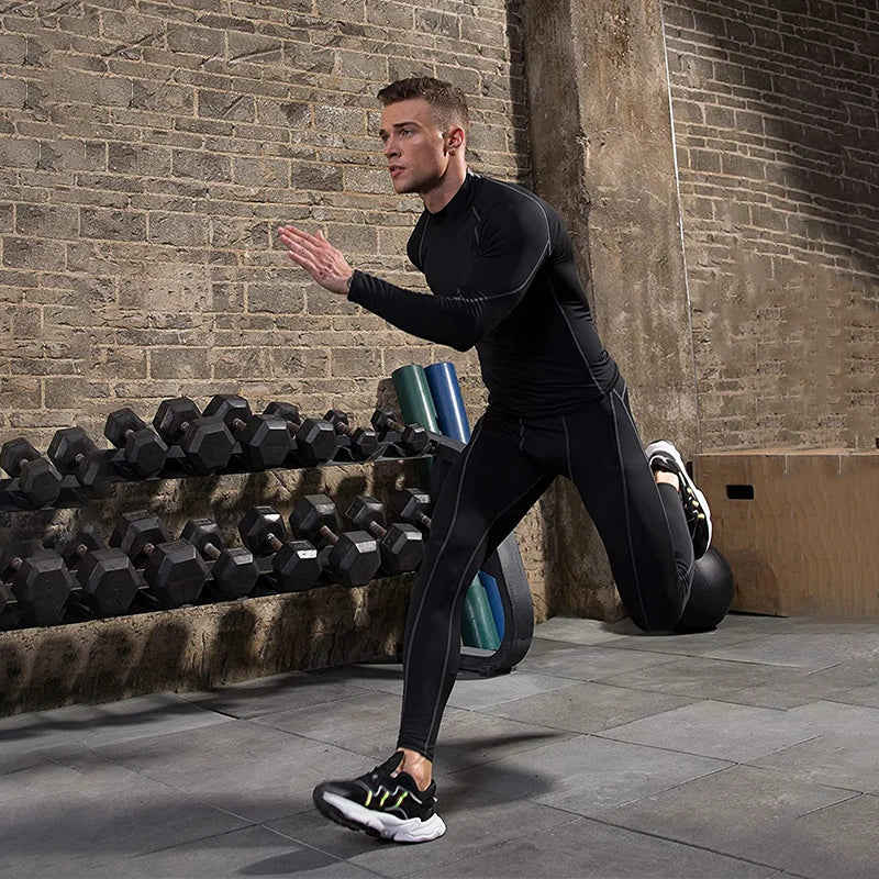 Long Sleeve Compression Training Top for Men