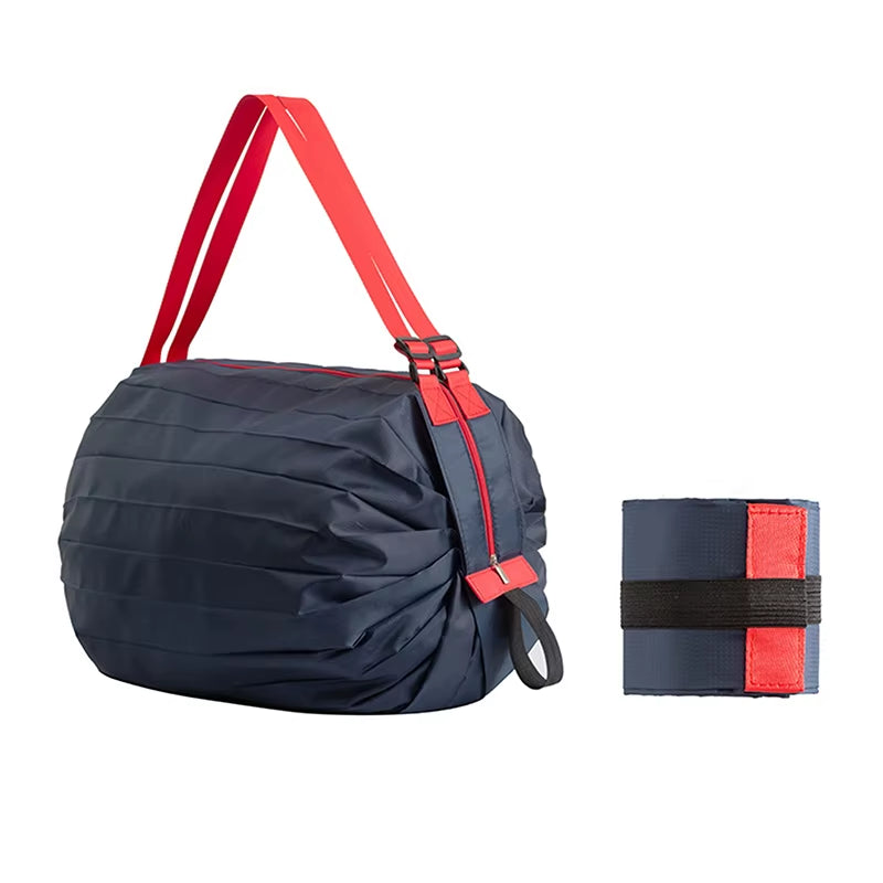 Foldable Storage Bag with Handle Portable Travel Camouflage Handbags Large Capacity Shopping Bag
