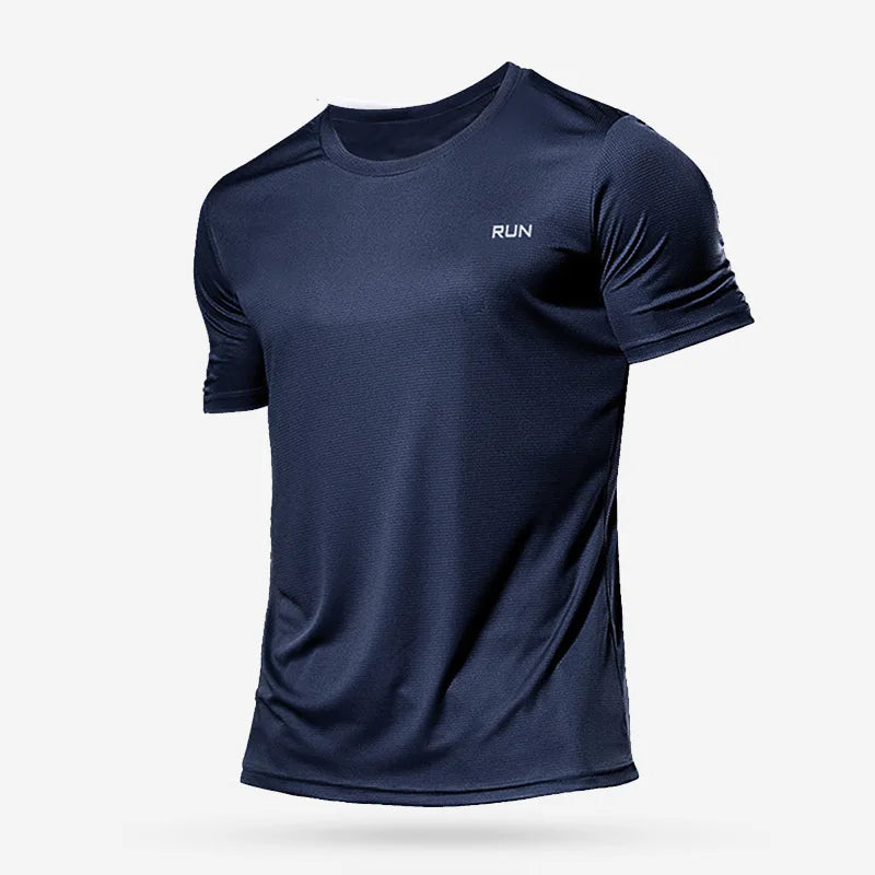 Quick-dry running jersey tee for men