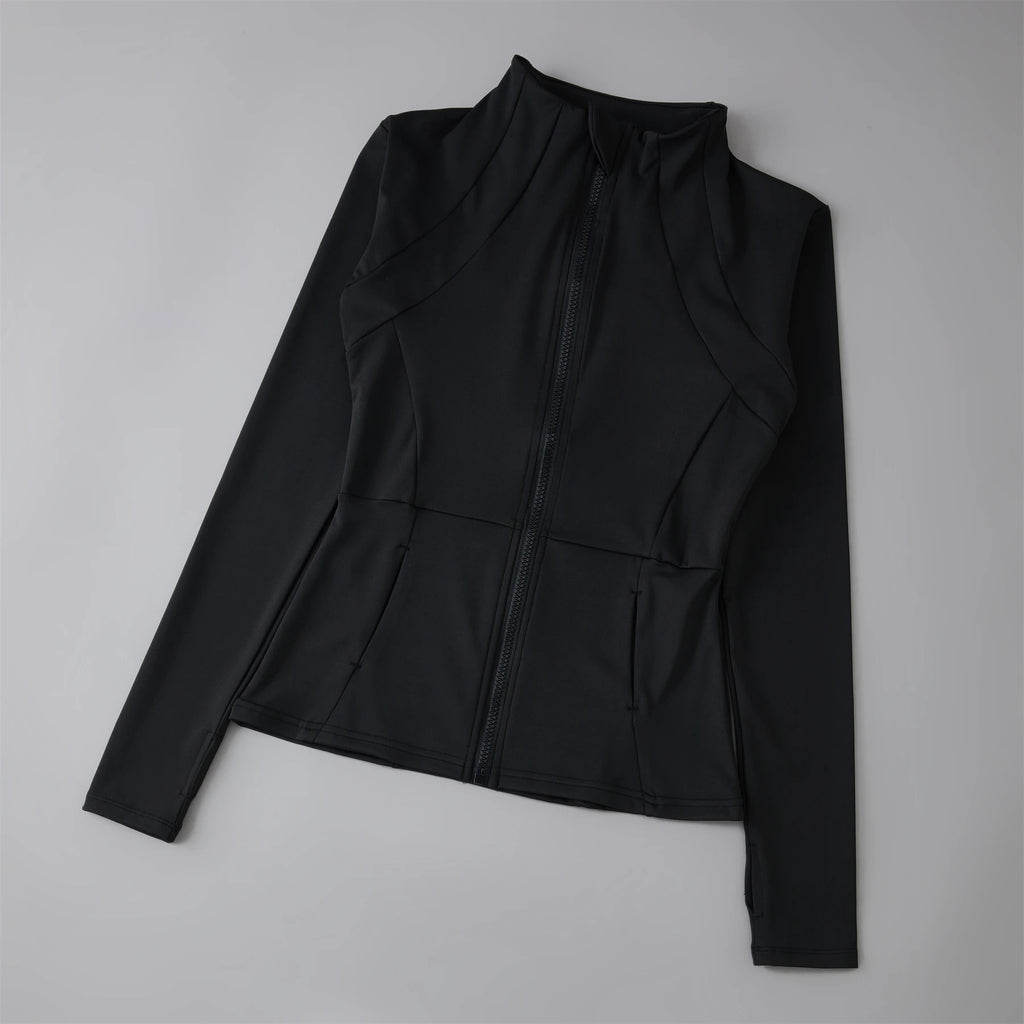 Long sleeve running jacket for women