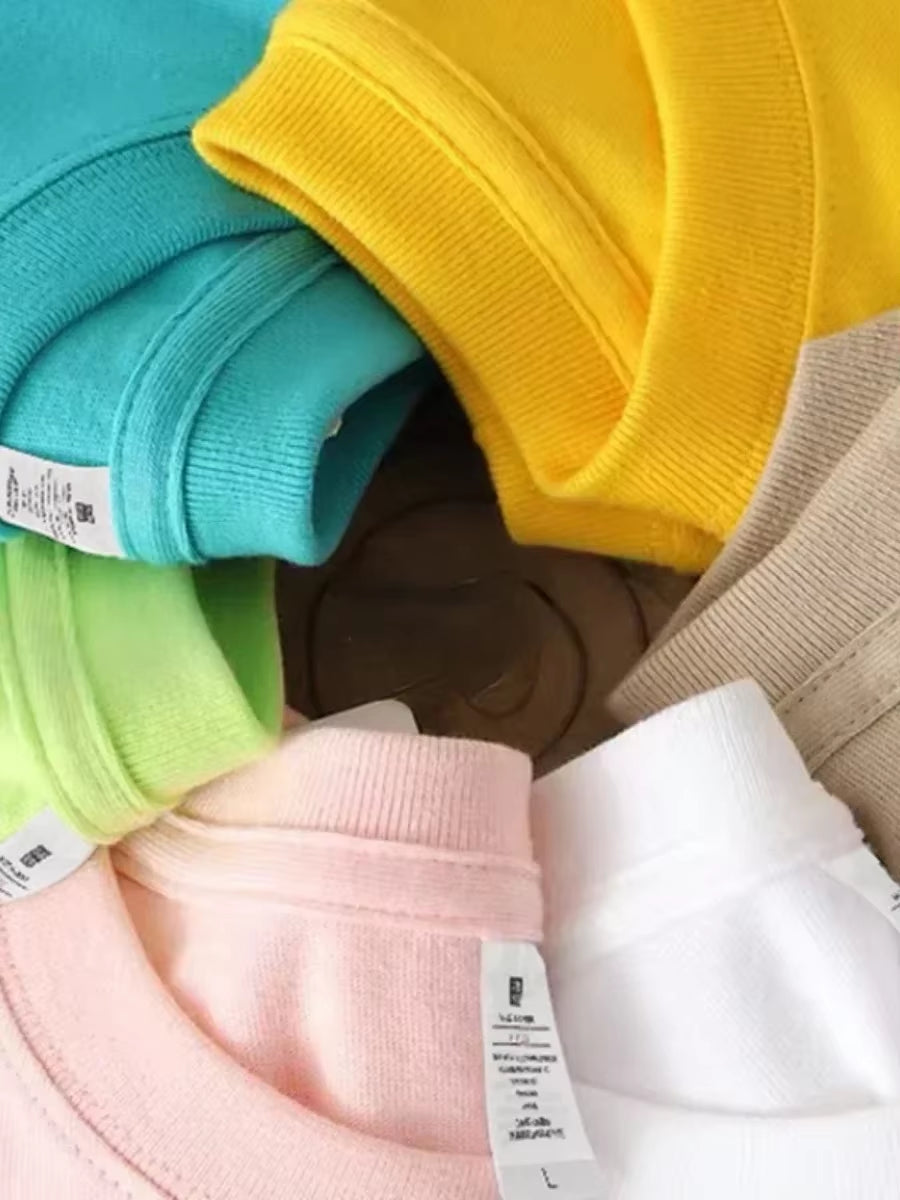 100% Cotton Loose Basic Tee for Women